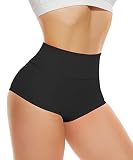 High Waist Yoga Booty Shorts Women's Butt Lift Leggings Workout Tummy Control Dance Rave Hot Pants M