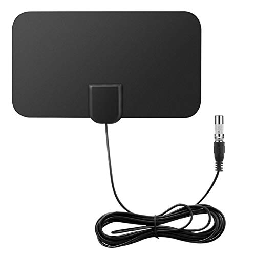 Antena de TV, recepção de alcance de 1.577 km, antena de TV digital amplificada, HD interna, suporta