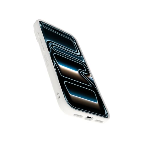 Image of OtterBox iPhone 17 Pro Max Figura Series Case - Crema White - Aesthetic, Silicone Phone Cases, Protective Minimalist Design, MagSafe iPhone Case with Camera Protection