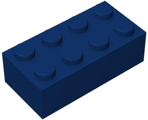 Vista 3 de Bloque clásico de ladrillos a granel de 2 x 4, 500 piezas de ladrillo de construcción amarillo albaricoque, compatible con piezas y piezas Lego