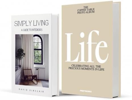 Decorative Books for Home Decor,2 Pcs Modern ...