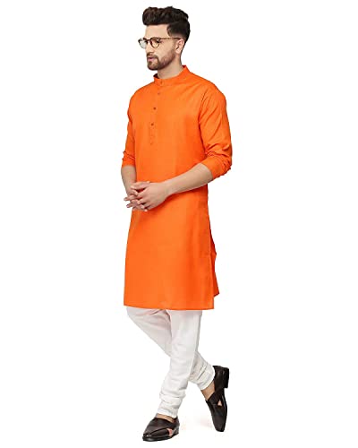 Image of Gauri Laxmi Enterprise Men's Cotton Kurta Pyjama Set