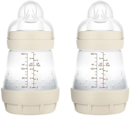 MAM Pack 2 Biberones Anticólicos, Recién Nacido, 0-2 Meses, 160ml...