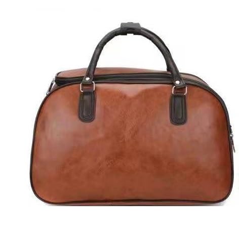 Bolsa Mala de Bordo de Viagem pequena couro sintetico executiva (CARAMELO)