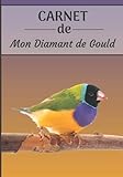 CARNET de mon Diamant de Gould: Carnet de santé et d’évolution pour oiseaux | 116 pages, 18cm x 25cm | Idéal pour les propriétaires d’un oiseau.|