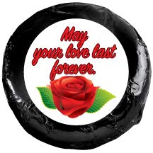 Anniversary - "COOKIE TALK" Chocolate Covered Cream Filled Sandwich Cookies- 12 PC