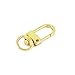uxcell Metal Claw Bag Purse Lobster Swivel Clasp Trigger Snap Buckle Hook Gold Tone