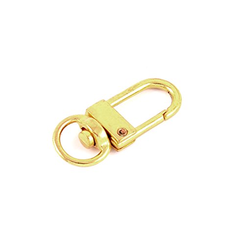 uxcell Metal Claw Bag Purse Lobster Swivel Clasp Trigger Snap Buckle Hook Gold Tone