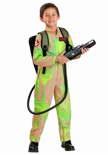 Disfraz completo Ghostbusters con slime para niños
