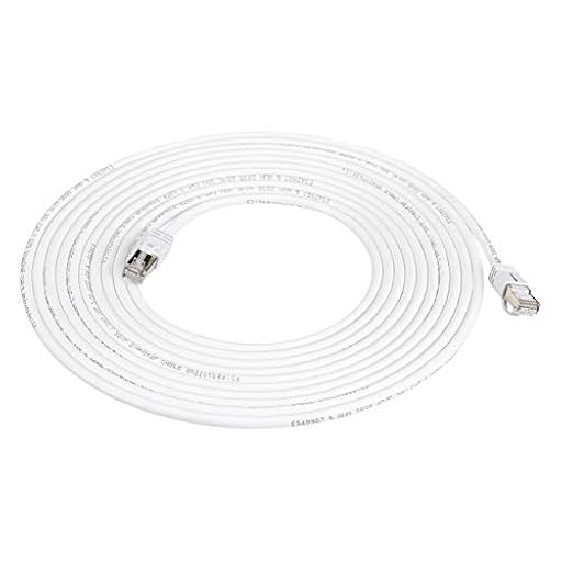 Amazon Basics Cable para internet Ethernet Gigabit de banda ancha RJ45 Cat 7, 6 m, Paquete de 1, Blanco | Ya disponible en tu tienda friki favorita! En mundofriki.es!