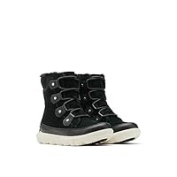 Sorel Womens Explorer Ii Joan Waterproof Casual Winter Boots, Black Black X Fawn, 5 UK