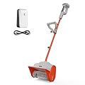 Litheli 20V Cordless Snow Shovel, 13-Inch Battery-Powered Snow Blower with 4.0Ah Battery, Easy to Use Snow Removal for Driveways, Sidewalks, Decks & Patios