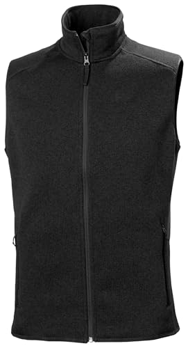 Helly-Hansen Mens Varde Fleece Vest 2.0, 990 Black, Medium
