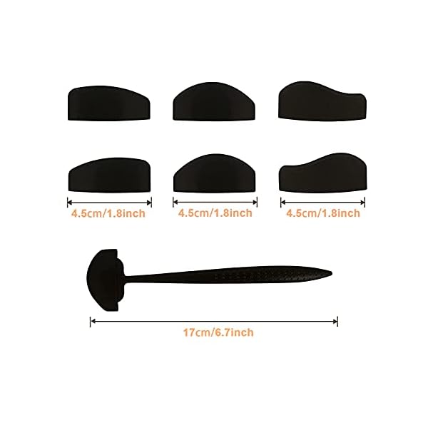 Crease Line Kit, 6 in 1 Crease Eyeshadow Line Kit, Silicone Eyeshadow Stamp, Eyeshadow & Eyeliner Applicator, Lazy…