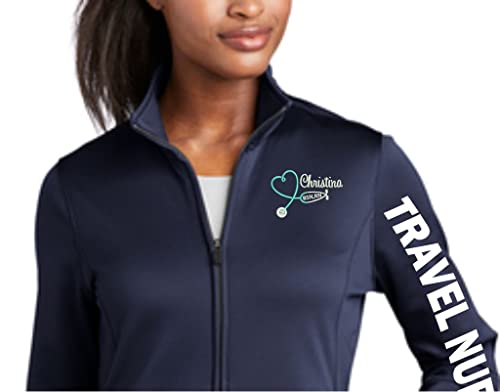 Travel Nurse Full-Zip Custom Jacket 