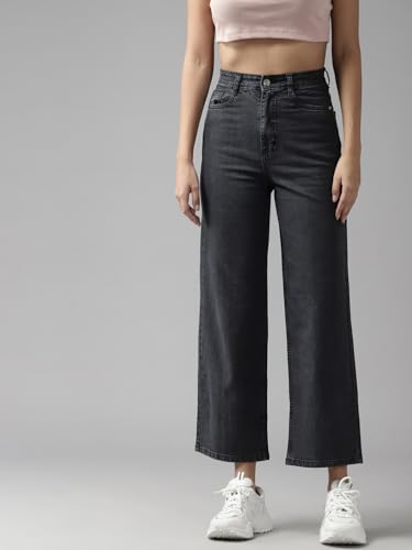 Image of GUTI Womens High Rise Crop Length Jeans()