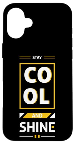 Stay Cool and Shine ���_�� �~�j�}���X�g ���`�x�[�V�����A�b�v �X�}�z�P�[�X iPhone 16 Plus �p