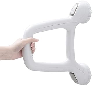 Amazon Brand - Umi Suction Cup Grab Rail for Bathroom,Portable Mobility Grab Bar with Strong Suction Aids Safety Handle in special extension design