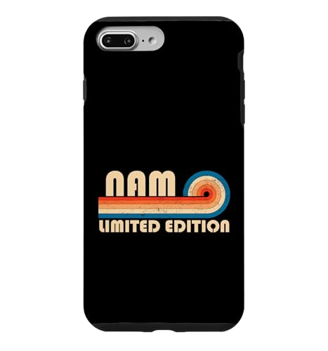 NAM Retro 70s 80s Sunset Stripe Coque pour iPhone 7 Plus/8 Plus