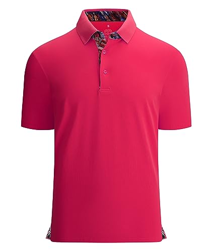 Alex Vando Mens Polo Shirts Short Sleeve Regular Fit Fashion Designed Shirt