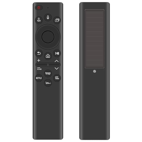 Reemplazo de voz BN59-01385A Comandante remoto solar compatible con Samsung Smart TV TM2280E LS03B QN85B QN90B QN900B QN700B QN800B S95B TU8000 TU8300 RU9000 RU8000 Q60T Q60T Q60T 999 T Q99Serie 00TS