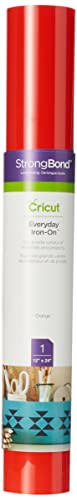 Cricut Everyday Iron-On, Orange, 12 x 24, 2004695