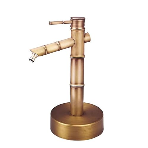 Colonna d'Acqua Verticale da Giardino con Rubinetto, Fontana a Colonna da Giardino con Tubo di Ingresso dell'Acqua E Base Spessa, per Cortile Irrigazione Esterni