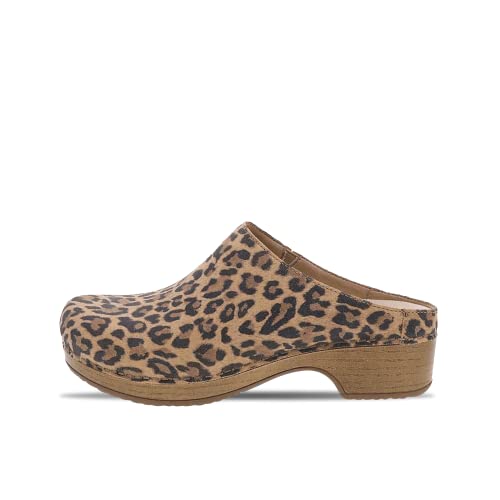 Dansko Women's Brenda Leopard Suede Mule 6.5-7 M Us #TOP9