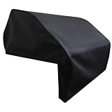 Copertura per griglia in tessuto Oxford 210D per griglie da 106 cm, rivestimento in poliuretano per protezione dagli agenti atmosferici, fondo elastico e cinghie per evitare che voli via e vestibilità