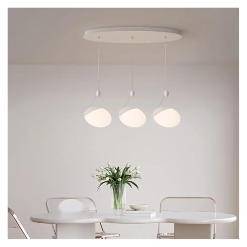 Lustre lumières LED modulable et suspension tricolore pour salle à manger