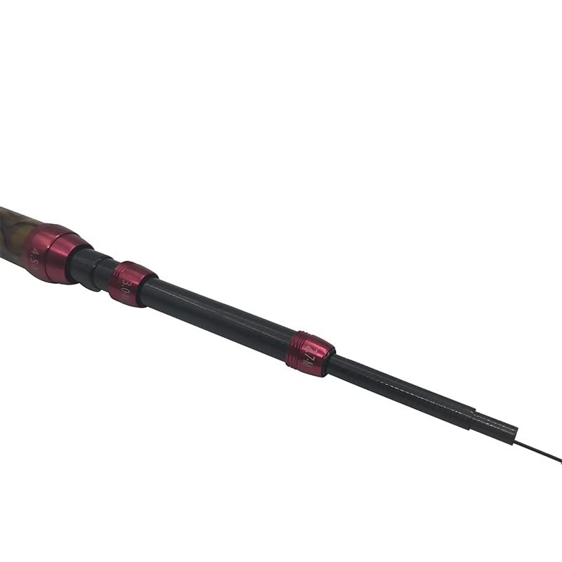 CañAs De Pescar 1 PCS Fibra de Carbono Polte de Pesca Carp Ultra Ligera Coda telescópica Posicionamiento de la caña de Pesca 3. 6m 4.5m 5.4m 6.3m Carpeta CañA De Pescar