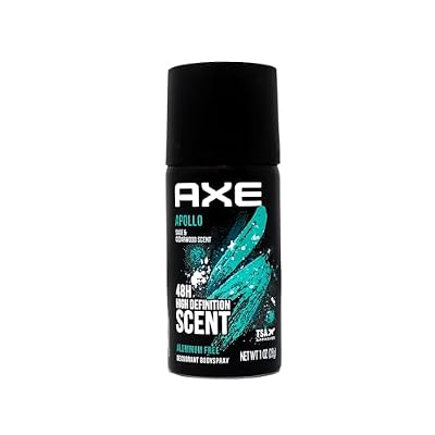 Axe Body Spray Apollo, Travel size, 1 Oz.
