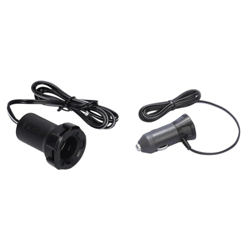 【セット買い】Amazon.co.jp限定 エーモン(amon) プラグロックソケット ドライブレコーダーに最適 ! プラグが抜けない強化モデル 4835 + エーモン(amon) 電源プラグ DC12V/24V60W以下 スイッチ付き 1538