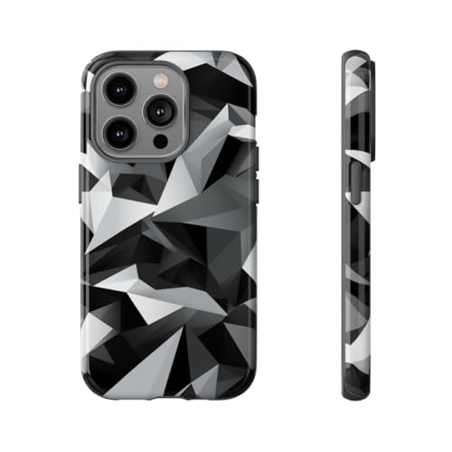 Coque iPhone 14 Pro géométrique rigide évite les rayures