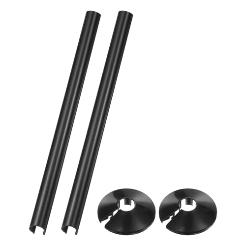 Nexarelle 2Set Radiator Pipe Cover Kit Fit 15mm/0.59" Tube for Bathroom
