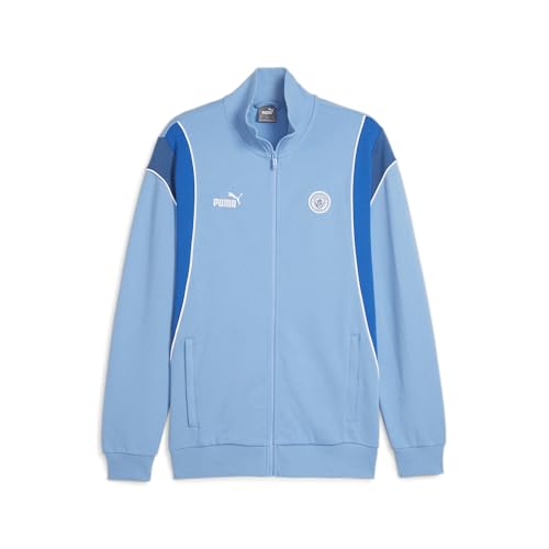 Image of PUMA Men's Manchester City FtblArchive Training Jacket, Team Light Blue Racing, L