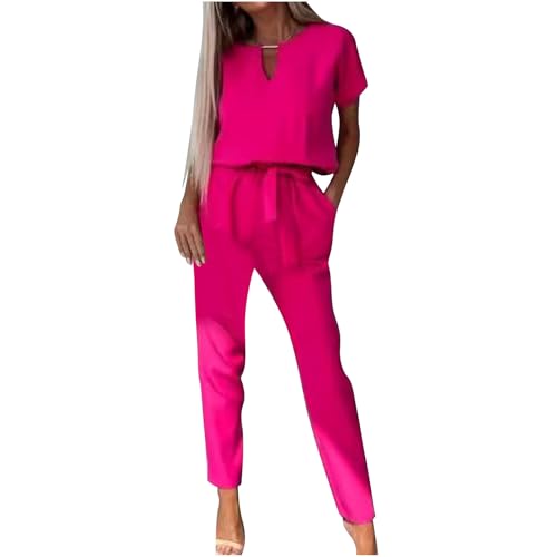 Chemisier manches courtes et pantalon crayon pour un confort pro