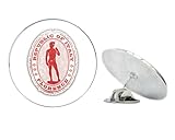 Florence Italy Grunge Stamp Round Metal 0.75