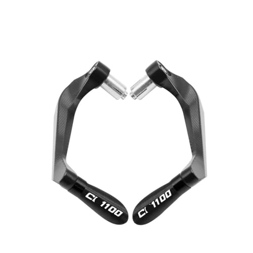 Protège-mains moto CB 1100 en alu CNC contre la casse
