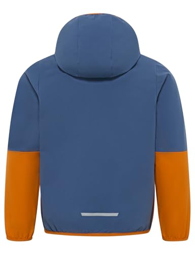 Veste softshell Jack Wolfskin Turbulence Hooded K pour enfant et ado