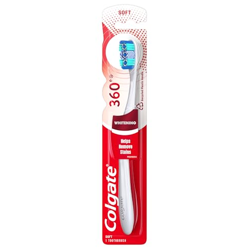 Colgate 360 Optic White Soft Whitening Toothbrush, for Adults 1pk