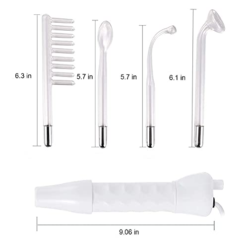 Aravli High Frequency Facial Wand, Portable Handheld Electrode High Frequency Beauty Tool Machine for Acne, Spot, Wrinkles Remover Skin Tightening Beauty Therapy Device for... - Image 5