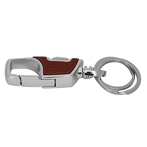 Image of Techpro Stainless Steel Keychain Heavy Duty Key Chain For Men And Women Key Ring, 3718 Blue