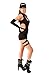 Playhaus Costumes SWAT Costume - Women Officer Cop Agent Outfit, Adult Halloween Festival Cosplay Set (Small - S)