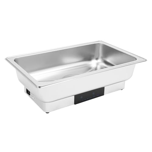 Chafing dish double 9L maintien au chaud buffet et restauration LED - 8