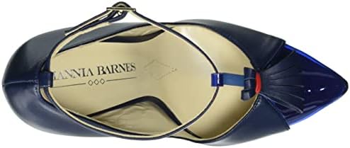Tiannia Barnes Women's Tamron T-Strap Pump, Navy, 7 | Image 4