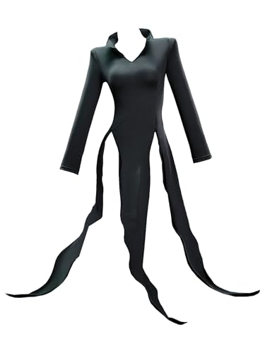 miccostumes Women's Costume Anime Hero Cosplay Black Dress Halloween (black, XL)