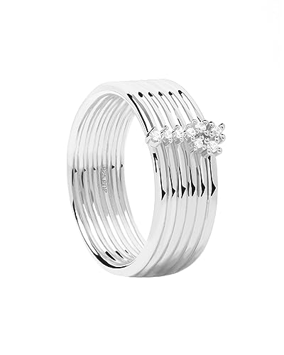 Bague femme PdPaola argent anti-noircissement anneau 1.5 résistant à la vie quotidienne