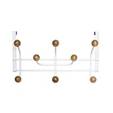 ✔ FLEXIBLE VERWENDUNG: Unseren Türaufhänger können Sie für Jacken, Taschen, Handtücher und vieles mehr nutzen. Sie können ihn an allen Türen mit einer Falzdicke von bis zu 2 cm anbringen.