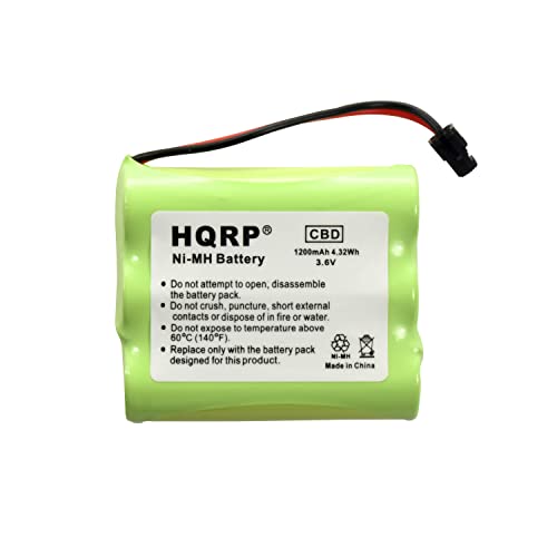 HQRP Cordless Phone Battery Compatible with Panasonic KX-TC1743B, KX-TC1750, KX-TC1750B, KX-TC901 Cordless Telephone/Extended/High-Capacity